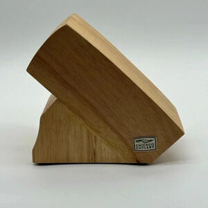 Chicago Cutlery 14 Slot Wood Knife Block Only Counter Top Wooden Knife Holder